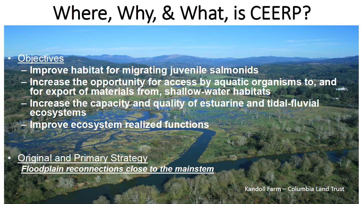  Columbia Estuary Ecosystem Restoration Program (CEERP) in Oregon and Washington States